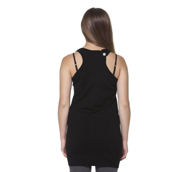 Fred Perry Black Polyester Unisex Women's Tank - Picture 3 of 3